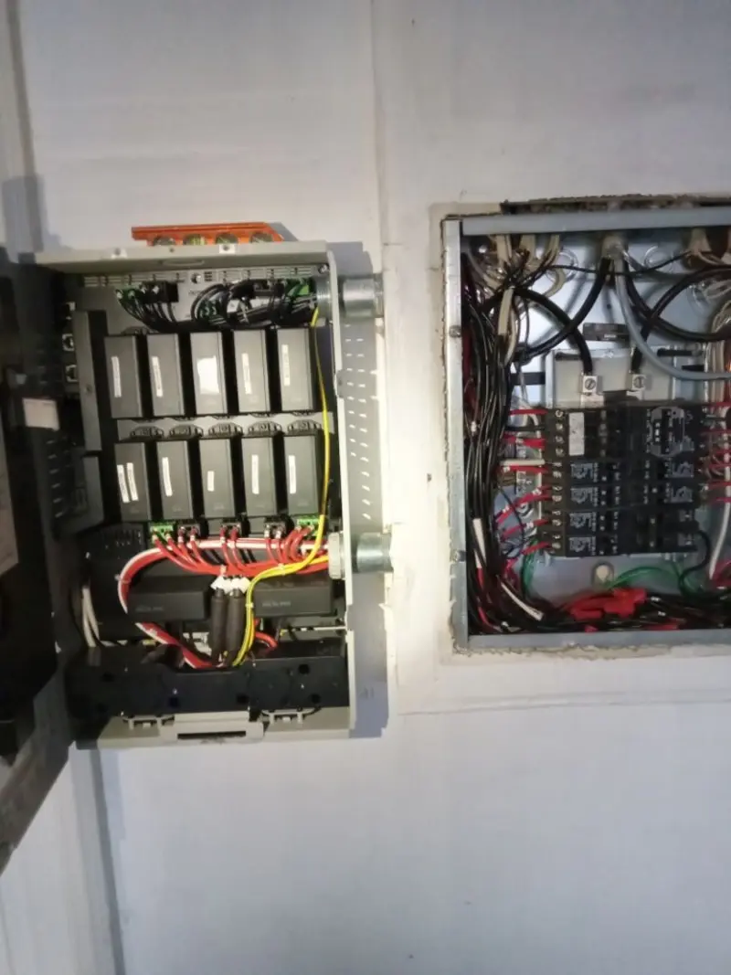 Electrical panel upgrade completed for Security Camera Wiring in Two Harbors